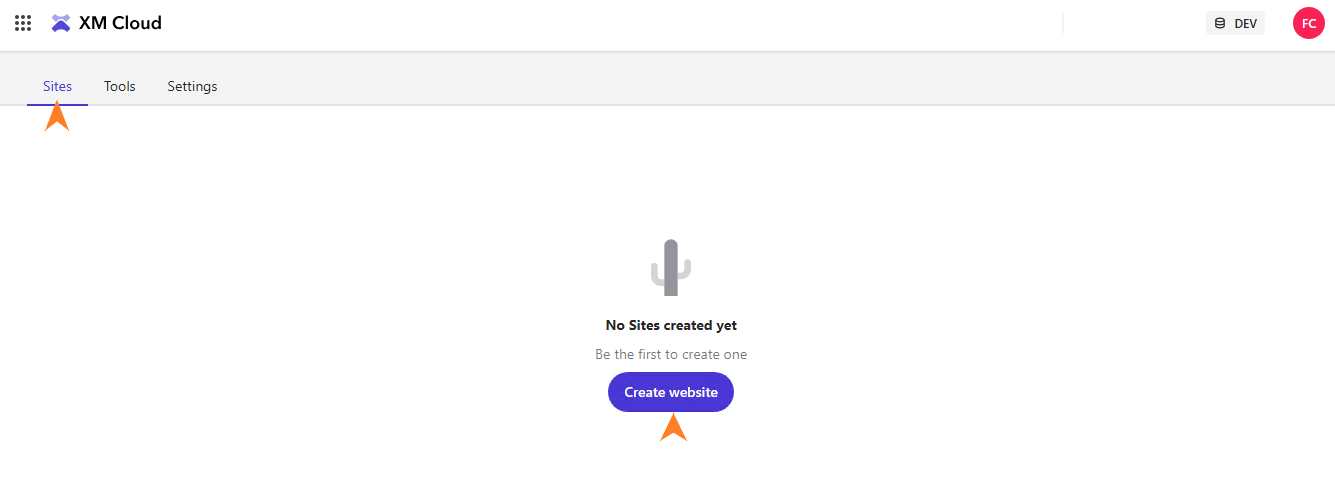 create site
