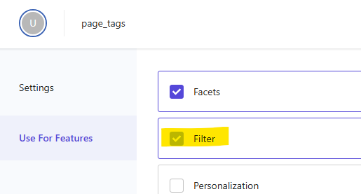 attribute filters